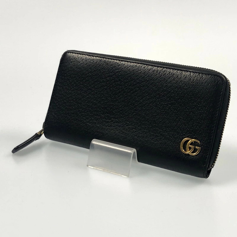 Gucci Long Wallet GG Marmont Round Zipper